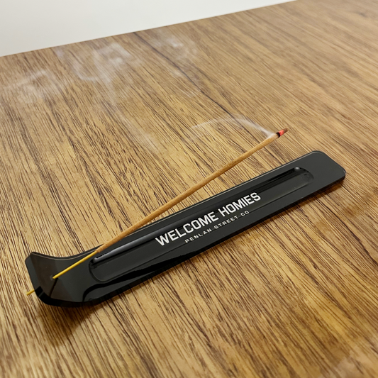 Welcome Homies Acrylic Incense Holder