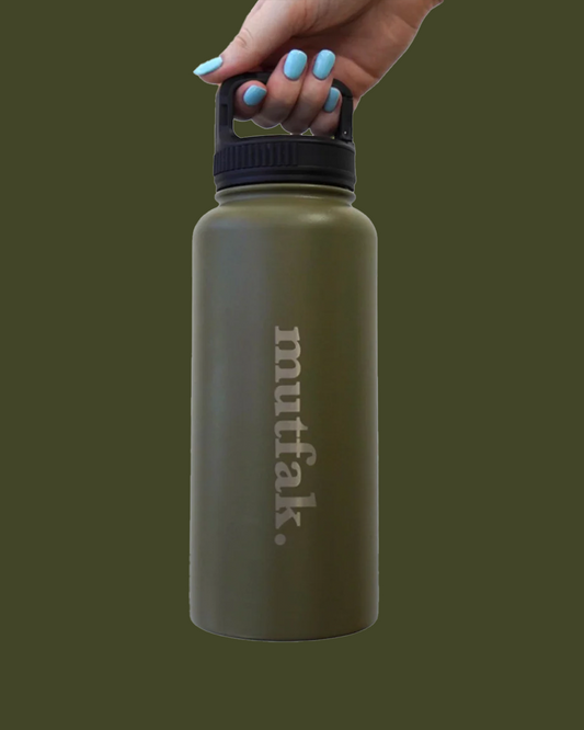 32oz MUTFAK water bottle