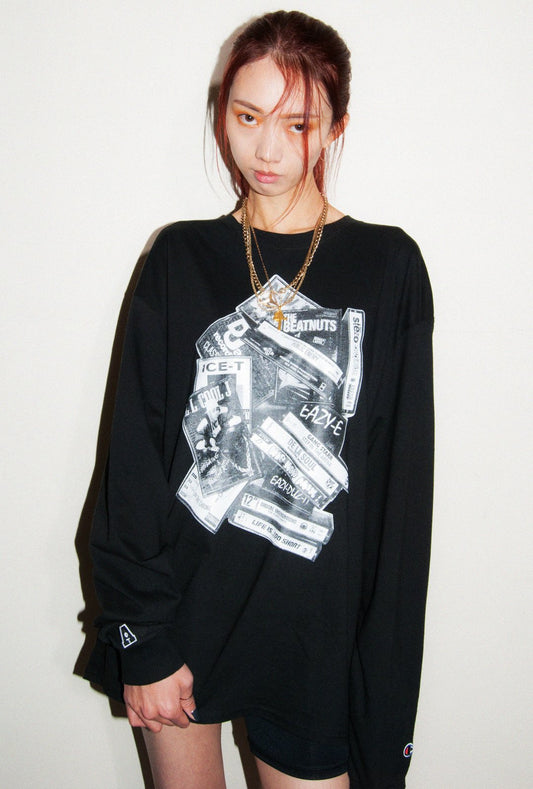 CASSETTE TAPES L/S T-Shirt - For The Homies