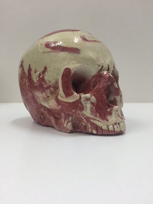 Open image in slideshow, Nina Marlena Hand Made Skull
