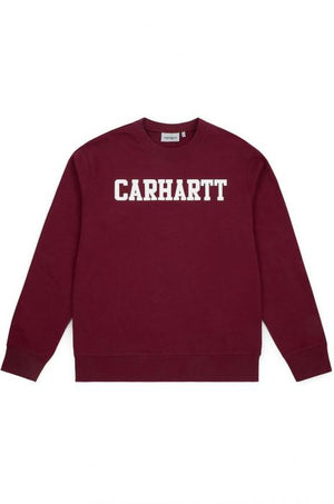Open image in slideshow, College Sweat Mulberry/White
