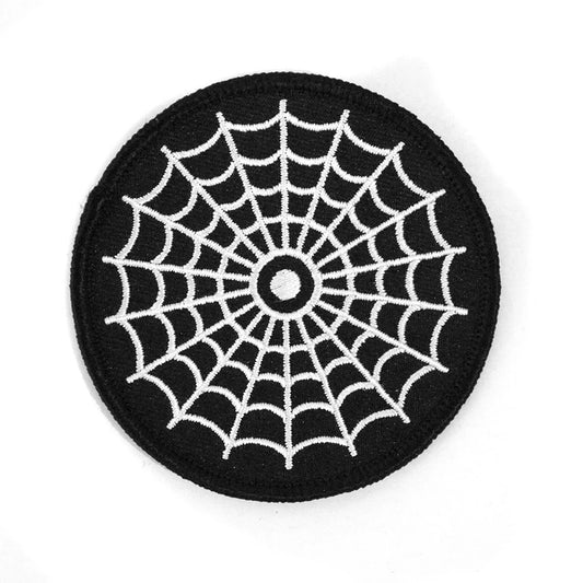 ROUND WEB PATCH BLACK