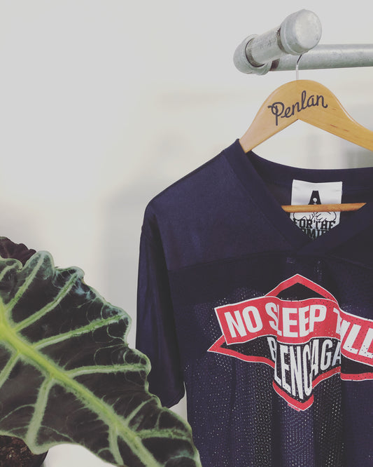 No Sleep Mesh Jersey Navy - For The Homies